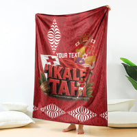 Tonga Rugby Custom Blanket 2026 Go Ikale Tahi Ngatu Pattern