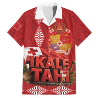 Tonga Rugby Custom Hawaiian Shirt 2026 Go Ikale Tahi Ngatu Pattern