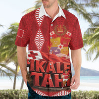 Tonga Rugby Custom Hawaiian Shirt 2026 Go Ikale Tahi Ngatu Pattern LT14 - Polynesian Pride