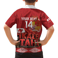 Tonga Rugby Custom Hawaiian Shirt 2026 Go Ikale Tahi Ngatu Pattern LT14 - Polynesian Pride