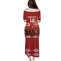 Tonga Rugby Custom Puletasi 2026 Go Ikale Tahi Ngatu Pattern LT14 - Polynesian Pride