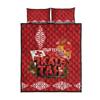 Tonga Rugby Custom Quilt Bed Set 2026 Go Ikale Tahi Ngatu Pattern