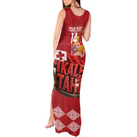 Tonga Rugby Custom Tank Maxi Dress 2026 Go Ikale Tahi Ngatu Pattern