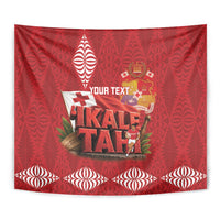 Tonga Rugby Custom Tapestry 2026 Go Ikale Tahi Ngatu Pattern