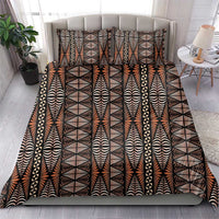 Malo e lelei Tonga Bedding Set Tongan Ngatu Vintage Brown - Polynesian Pride