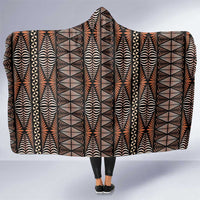Malo e lelei Tonga Hooded Blanket Tongan Ngatu Vintage Brown LT14 One Size Brown - Polynesian Pride
