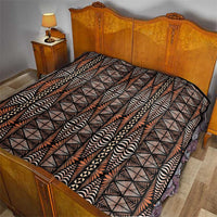 Malo e lelei Tonga Quilt Tongan Ngatu Vintage Brown - Polynesian Pride
