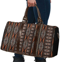 Malo e lelei Tonga Travel Bag Tongan Ngatu Vintage Brown LT14 - Polynesian Pride