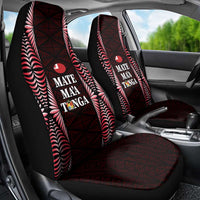 Tonga Rugby Car Seat Cover 2025 Mate Maa Tonga Ngatu Motif - Polynesian Pride