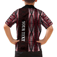 Tonga Rugby Personalised Family Matching Puletasi and Hawaiian Shirt 2025 Mate Maa Tonga Ngatu Motif - Polynesian Pride