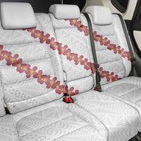 White Sunday Tonga Fakame Back Car Seat Cover Tongan Ngatu Heilala Lei - Polynesian Pride