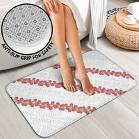 White Sunday Tonga Fakame Bathroom Set Tongan Ngatu Heilala Lei LT14 - Polynesian Pride