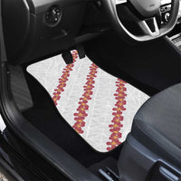 White Sunday Tonga Fakame Car Mats Tongan Ngatu Heilala Lei - Polynesian Pride