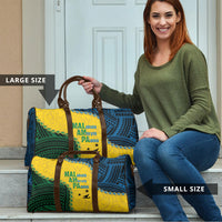 Malampa Province Vanuatu Travel Bag Map With Polynesian Pattern LT14 - Polynesian Pride