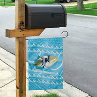 Aloha Hawaii Humuhumu Reef Triggerfish Garden Flag Hawaiian Leis Kakau Pattern LT14 - Polynesian Pride