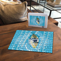 Aloha Hawaii Humuhumu Reef Triggerfish Puzzle Hawaiian Leis Kakau Pattern LT14 - Polynesian Pride