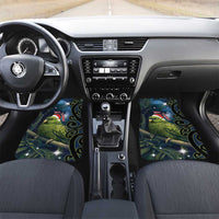 New Zealand Christmas Car Mats Cute Kakapo Meri Kirihimete Maori Koru