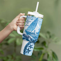 New Zealand Saling Tumbler With Handle Aotearoa Yacht Racing - Born To Sail