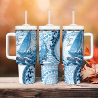 New Zealand Saling Tumbler With Handle Aotearoa Yacht Racing - Born To Sail