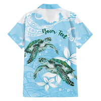 Personalised Polynesia Valentine's Day Family Matching Puletasi and Hawaiian Shirt SeaTurtle Couple Polynesian - Fairy Sparkles Color
