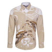 Happy Valentine's Day Polynesia Family Matching Summer Maxi Dress and Hawaiian Shirt SeaTurtle Couple Polynesian - Pollinate Color