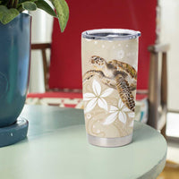 Happy Valentine's Day Polynesia Tumbler Cup SeaTurtle Couple Polynesian - Pollinate Color LT14 - Polynesian Pride