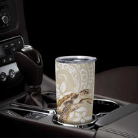 Happy Valentine's Day Polynesia Tumbler Cup SeaTurtle Couple Polynesian - Pollinate Color LT14 - Polynesian Pride