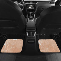 Happy Valentine's Day Polynesia Car Mats SeaTurtle Couple Polynesian - Desert Sand Color