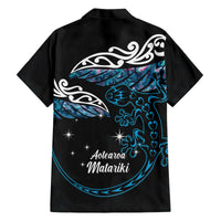 New Zealand Matariki Hawaiian Shirt Maori New Year Silver Fern And Lizard - Turquosie LT14 - Polynesian Pride