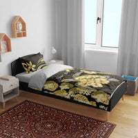 Personalised Aloha Hawaii Oahu Island Bedding Set Gathering Place Sea Turtle Ilima Flowers LT14 - Polynesian Pride
