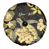 Personalised Aloha Hawaii Oahu Island Spare Tire Cover Gathering Place Sea Turtle Ilima Flowers