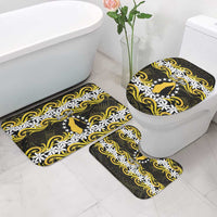 Personalised Cook Islands Aitutaki Bathroom Set Tiare Maori Polynesian Waves Tattoo LT14 - Polynesian Pride