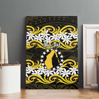 Personalised Cook Islands Aitutaki Canvas Wall Art Tiare Maori Polynesian Waves Tattoo LT14 - Polynesian Pride