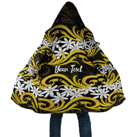 Personalised Cook Islands Aitutaki Cloak Tiare Maori Polynesian Waves Tattoo