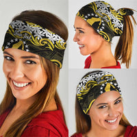 Personalised Cook Islands Aitutaki Neck Gaiter Tiare Maori Polynesian Waves Tattoo LT14 - Polynesian Pride