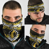 Personalised Cook Islands Aitutaki Neck Gaiter Tiare Maori Polynesian Waves Tattoo LT14 - Polynesian Pride