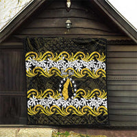 Personalised Cook Islands Aitutaki Quilt Tiare Maori Polynesian Waves Tattoo