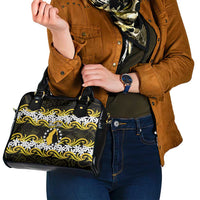 Personalised Cook Islands Aitutaki Shoulder Handbag Tiare Maori Polynesian Waves Tattoo LT14 - Polynesian Pride