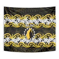 Personalised Cook Islands Aitutaki Tapestry Tiare Maori Polynesian Waves Tattoo LT14 - Polynesian Pride