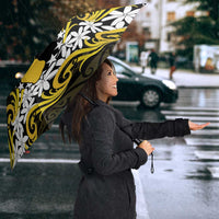 Personalised Cook Islands Aitutaki Umbrella Tiare Maori Polynesian Waves Tattoo