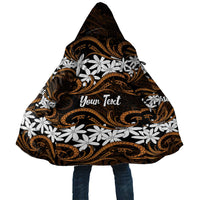 Personalised Cook Islands Rakahanga Cloak Tiare Maori Polynesian Waves Tattoo
