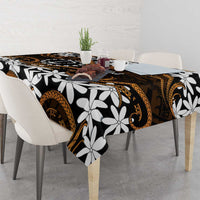 Personalised Cook Islands Rakahanga Tablecloth Tiare Maori Polynesian Waves Tattoo LT14 - Polynesian Pride