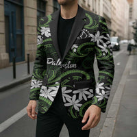 Personalised Cook Islands Palmerston Blazer Tiare Maori Polynesian Waves Tattoo