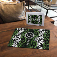 Personalised Cook Islands Palmerston Puzzle Tiare Maori Polynesian Waves Tattoo
