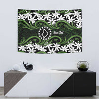 Personalised Cook Islands Palmerston Tapestry Tiare Maori Polynesian Waves Tattoo LT14 - Polynesian Pride