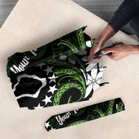 Personalised Cook Islands Palmerston Umbrella Tiare Maori Polynesian Waves Tattoo