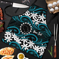 Personalised Cook Islands Penrhyn Atoll Apron Tiare Maori Polynesian Waves Tattoo