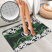 Personalised Cook Islands Mitiaro Bathroom Set Tiare Maori Polynesian Waves Tattoo