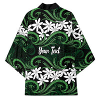Personalised Cook Islands Mitiaro Kimono Tiare Maori Polynesian Waves Tattoo