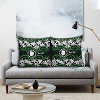 Personalised Cook Islands Mitiaro Pillow Cover Tiare Maori Polynesian Waves Tattoo LT14 - Polynesian Pride